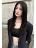 【韓国ヘア♪】ワンカラー+顔周りカット+ハホニコトリートメント３STEP ￥9000