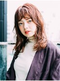 ハイトーン×コットンピンクミディ