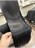 艶髪　グレージュカラー　トーンダウン【中西思実】