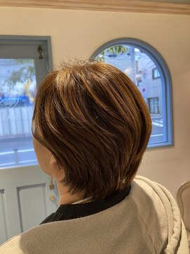 シェノン 赤羽店(CHAINON) 大人可愛い赤羽ショートヘアハイライトカラー