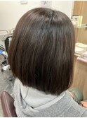 【縮毛矯正】前下がりボブ