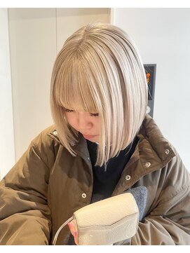 クリアオブヘアー リット(CLEAR of hair LiT) 【 ２回ブリーチ 】ホワイトブロンド