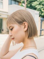 ガーデンヨコハマ(GARDEN YOKOHAMA) ボブ くびれボブ 韓国風ボブ 似合わせカット ブリーチ