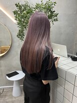 ソルトウォーター(SALT WATER) ピンクベージュ/イメチェン/ブリーチ/恵比寿