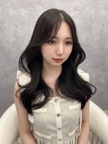 ヴェイナゴヤ(VEYY. nagoya) オリーブグレージュ/レイヤーカット/韓国ヘア/くびれ/前髪なし