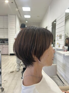 テラス ヘアアンドボタニカル(terrace) terrace岩政/丸みショート/30代40代/姪浜