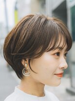 ガーデンヨコハマエスト(GARDEN YOKOHAMA est)&nbsp;ショート　ショートボブ　ハイライトカラー　縮毛矯正　夏