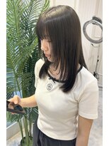 ヴィア 京都烏丸(Via)&nbsp;透明感カラー/オリーブグレージュ/オリーブ/顔周りレイヤー