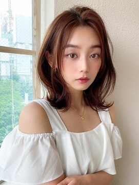 アフロート エル 錦糸町(AFLOAT L) 30代40代に人気後れ毛がかわいいくびれヘアシャギーレイヤー