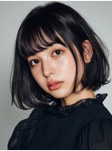 ショートボブ/ストレートボブ/前下がりボブ髪質改善20代30代40代