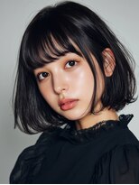 ホーム(HOME)&nbsp;ショートボブ/ストレートボブ/前下がりボブ髪質改善20代30代40代