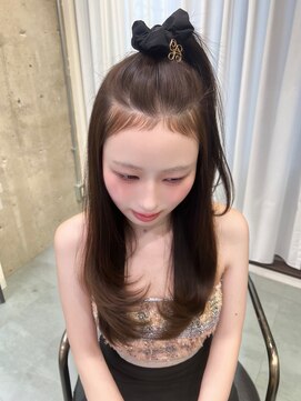 リリー(Lilley) 【稲永麻衣】チャンモリパーマ+顔まわりカット+韓国ヘア