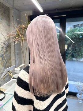 ラルム(ralme/sol) ミルクティーベージュ/ブリーチ/ダブルカラー/髪質改善/立川