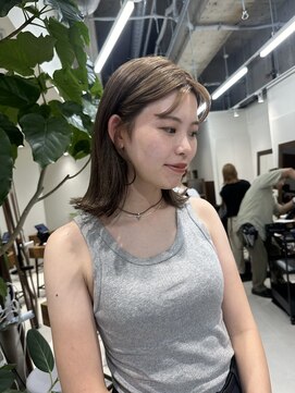 リル 茅ヶ崎(Liru:) 【Rina】くすみベージュ/黒髪/ボブルフ/ネビージュ/茅ヶ崎