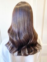 へアメイクワンプラス 四日市(HAIR MAKE ONEplus) 冬休み◎ブリーチなしミルクティーグレージュ×艶髪