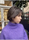 ボブ/外国人風/くせ毛/ナチュラル/カラー