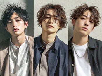 プラス ファースト ヘア(Plus 1st)の写真/ 再現性の高いカット技術と種類豊富な最新パーマ技術☆【桑名/四日市/髪質改善/ツイスパ/波ウェーブ】