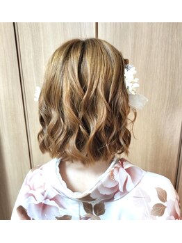 ヘアメイク/着付け/撮影専門店　BlueDaisyの写真/【天王寺・あべの】朝5時～予約OK！プロの技で大切な日も周りと差がつく“可愛い”Styleに！
