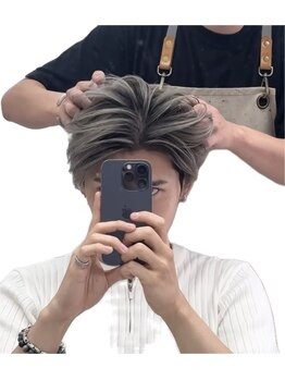 ビビッドオー(vivid/O)の写真/【5月OPEN】眉デザイン×カットで印象激変。メンズサロンだから叶う、トータルな身だしなみケアを荻窪で