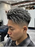 MEN’S/ホワイトメッシュ/ジェットモヒカン/京都駅