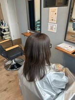レアレア ヘアアンドライフ(LeaLea)&nbsp;ワンホンレイヤー/ミルクティーブロンド/ダークブルー/伊丹