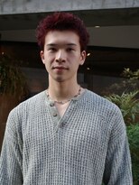 オムズ(OM's) メンズカットブリーチダブルカラースパイキーショート