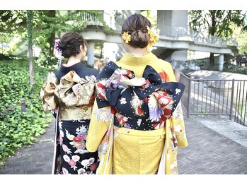 Ray By Bloom【レイ バイ ブルーム】【9月14日 NEW OPEN(予定)】の写真/振袖・袴・訪問着・留袖まで幅広く対応。大切な一日を、心を込めた着付けとヘアでお手伝いします♪