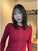 リベルタ 下北沢(liberta)&nbsp;ミディアムレイヤー×オリーブベージュ