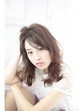 ウーロス(uros.) ワイドバング モーブカラーワンサイドタンバルモリセミウェット