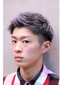 セミウエット ビジカジ ツーブロックネープレススタイル