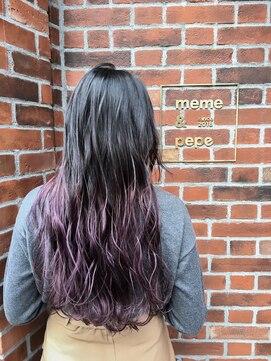 メメアンドペペ(meme&pepe) 【meme&pepe】ブルージュ×アッシュバイオレット