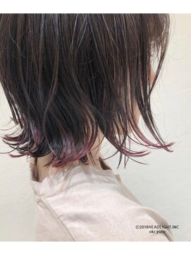 モアナ バイ ヘッドライト 沖縄東崎店(Moana by HEADLIGHT) 裾カラー☆ピンクバイオレット