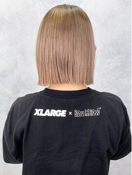 アイティーバイアルバム 藤沢店(IT by ALBUM) ぷつんボブ_カーキグレージュフェザーバング_ba344791