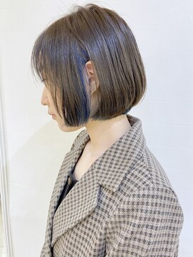 モリオフロムロンドン 松戸店(Morio from London) 【松戸　ムラマツ】かわいいショートボブインナーブルー