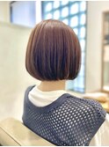 【Cuem菅原】タンバルモリ韓国ヘア大人ボブココアブラウン