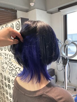 コワファーストナガサキシャンプーボーイ(COIFF1RST NAGASAKI SHAMPOO BOY) ブルーブラック×ブルーカラー