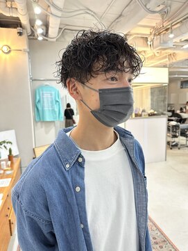 ヘアー アイス カンナ(HAIR ICI Canna) ツイストスパイラル×波巻きパーマ