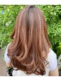 ハナ ビューティーヘアー(hana.)&nbsp;ハイライトたっぷりレイヤースタイル