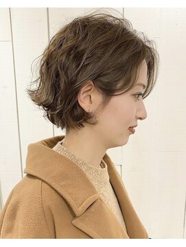 カサネ(casane) ショートボブパーマ