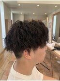 男らしさ追求ツイストパーマ