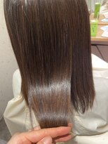 ムーン(moon) #前髪カタログ#顔型別ヘアスタイル特集#インナーグレージュ
