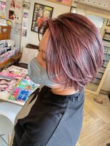 ヘア メイク ココ(hair make coco)&nbsp;★ハイライト★ピンクバイオレット★