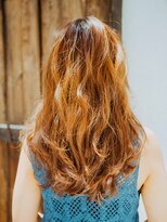 エクファ ヘア リゾート 大津 瀬田店(ex-fa hair resort)&nbsp;美髪逆三角切りっぱなしボブエアリーロングピンクブラウン