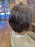 クセが収まるグラデーションボブ！
