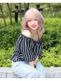 トゥルークリエイション 渋谷(True Creation)&nbsp;ブリーチ２回から作る柔らかめなハイトーンミルクティーベージュ