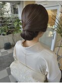 【hair salon W】訪問着&ヘアセット