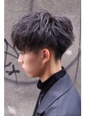 【シャープな質感】ソフトツイストショートマッシュ