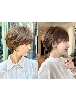 ショート・ボブデビューでもお任せの方多数の信頼◎「私には似合わない…」を覆す確かなカット技術―