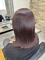 レガロヘアアトリエ(REGALO hair atelier)&nbsp;外ハネボブ/ピンクブラウン