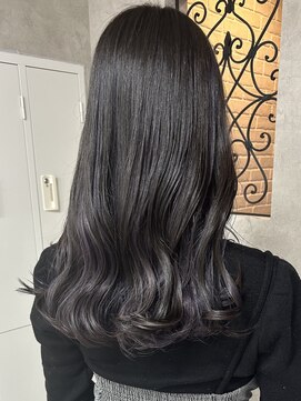 ルノン(LUNON) アプリコットオレンジくびれヘアハイライトカラー熊本